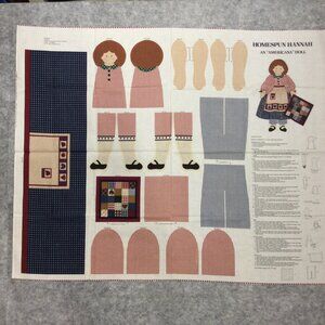 Cranston Print Works Co. - Sewing Panel - Homespun Hannah - An Americana Doll